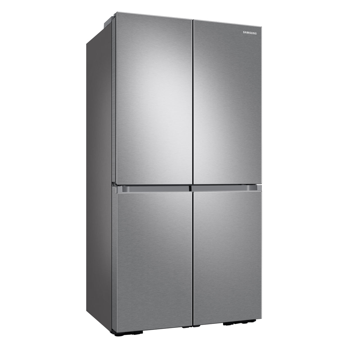 23 cu. ft. Smart Counter Depth 4-Door Flex(TM) Refrigerator with Beverage Center and Dual Ice Maker in Stainless Steel - (RF23A9671SR)