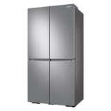 23 cu. ft. Smart Counter Depth 4-Door Flex(TM) Refrigerator with Beverage Center and Dual Ice Maker in Stainless Steel - (RF23A9671SR)