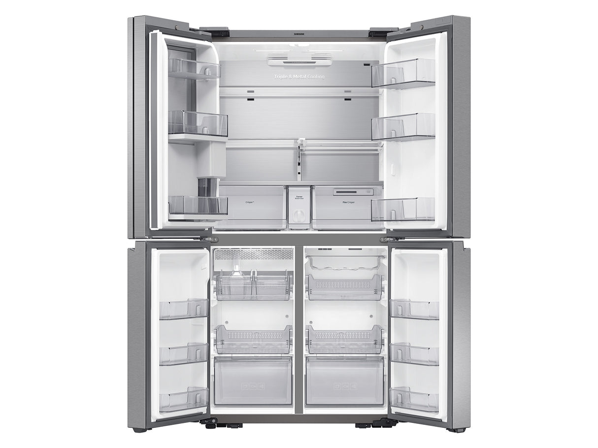 23 cu. ft. Smart Counter Depth BESPOKE 4-Door Flex(TM) Refrigerator with Customizable Panel Colors - (RF23A9675AP)