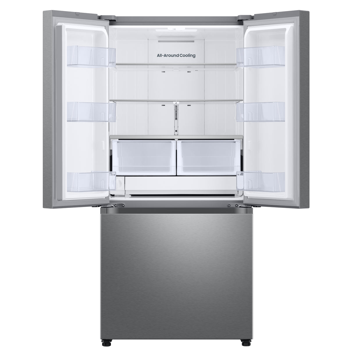 25 cu. ft. 33" 3-Door French Door Refrigerator with Dual Auto Ice Maker in Stainless Steel - (RF25C5151SR)