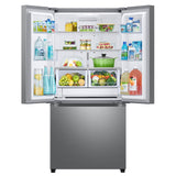 25 cu. ft. 33" 3-Door French Door Refrigerator with Dual Auto Ice Maker in Stainless Steel - (RF25C5151SR)