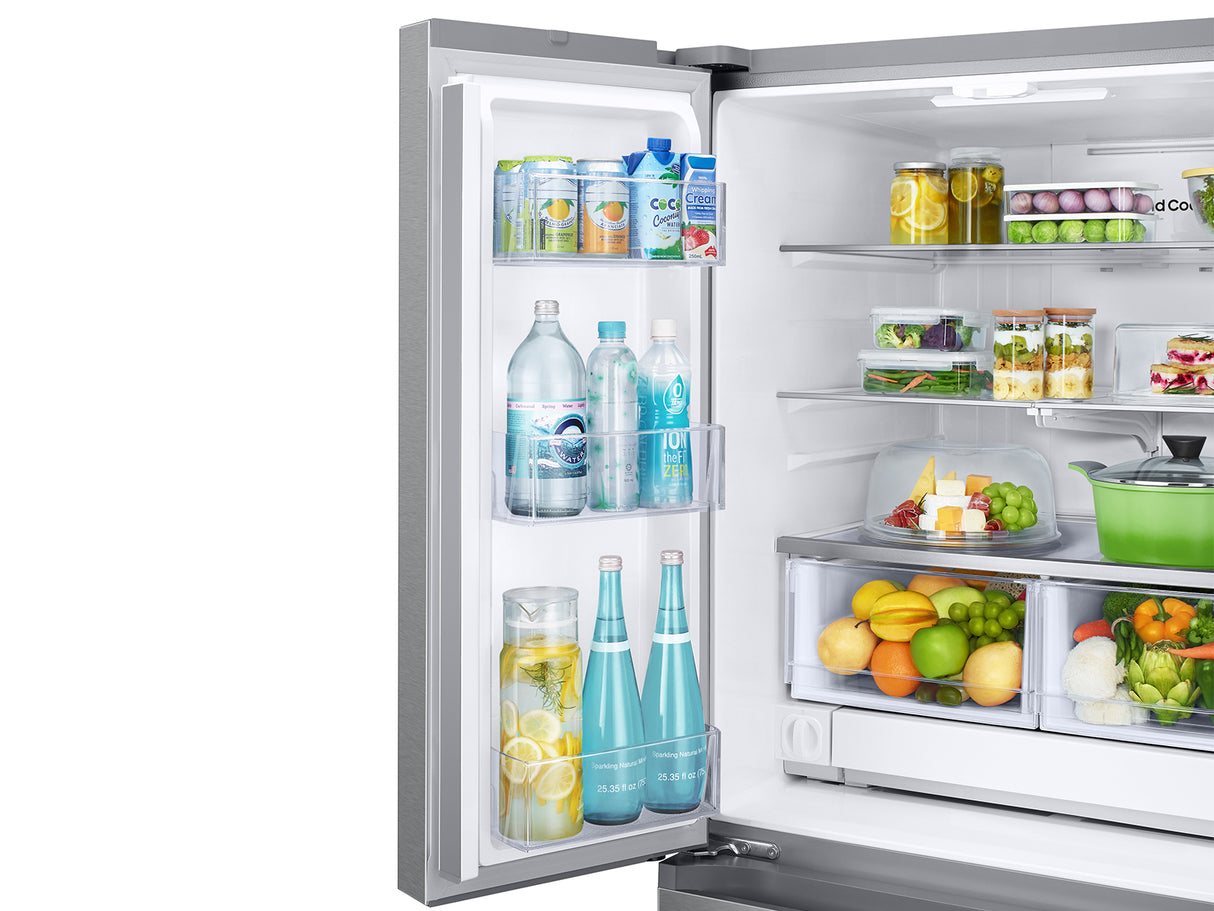 25 cu. ft. 33" 3-Door French Door Refrigerator with Dual Auto Ice Maker in Stainless Steel - (RF25C5151SR)