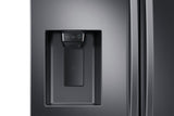 27 cu. ft. Large Capacity 3-Door French Door Refrigerator with External Water & Ice Dispenser in Black Stainless Steel - (RF27T5201SG)