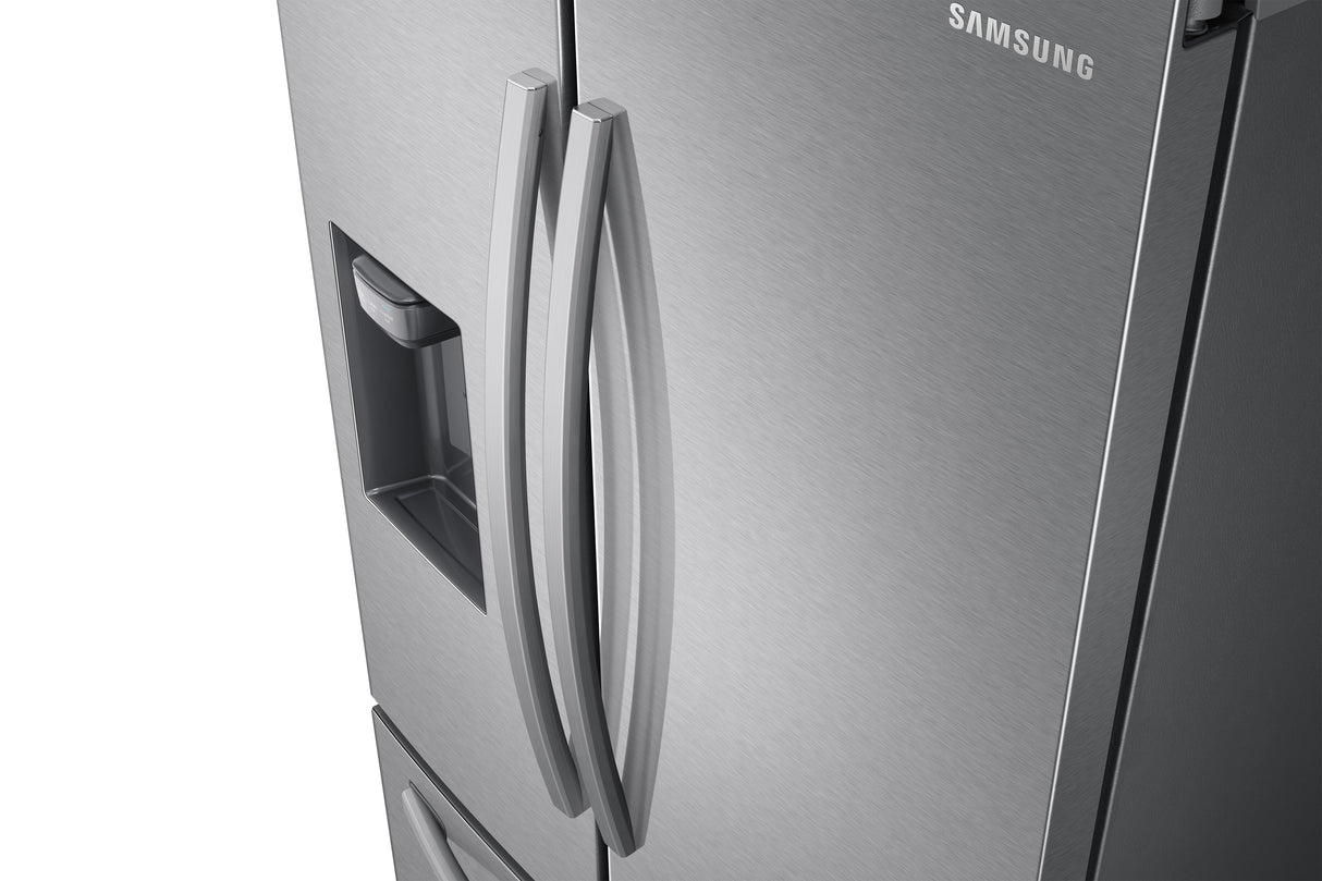 22 cu. ft. Smart 3-Door French Door Refrigerator in Stainless Steel - (RF22A4121SR)