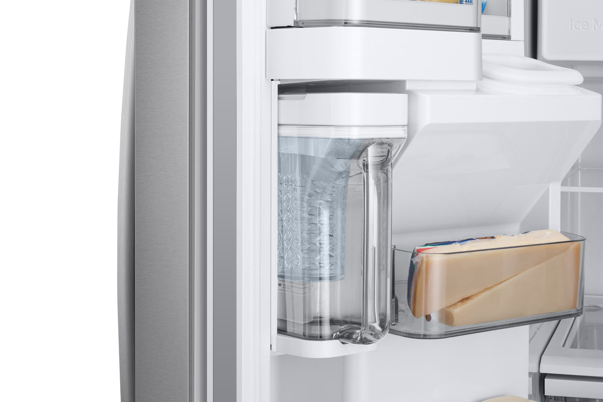 28 cu. ft. 3-Door French Door Refrigerator with AutoFill Water Pitcher in Stainless Steel - (RF28R6221SR)