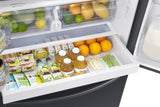 28 cu. ft. Large Capacity 3-Door French Door Refrigerator in Black Stainless Steel - (RF28T5001SG)