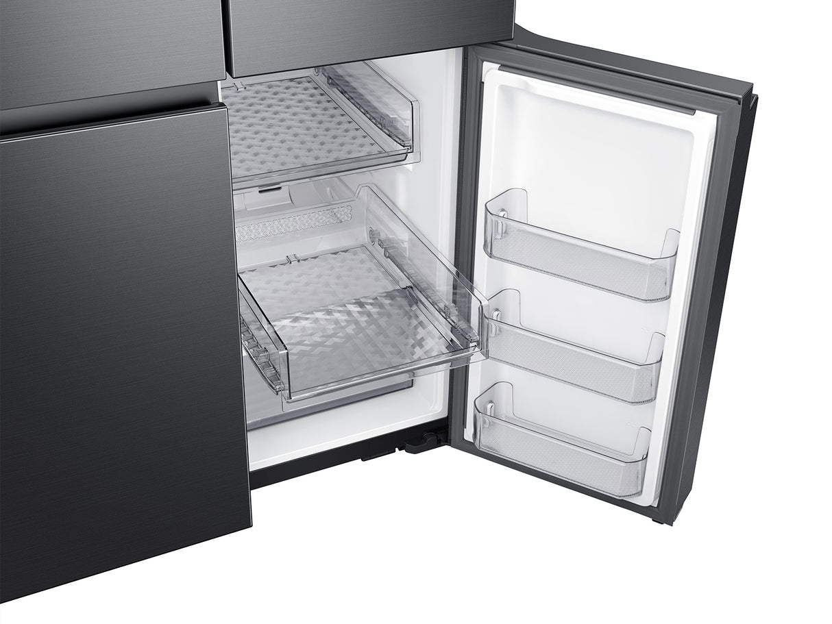 29 cu. ft. Smart 4-Door Flex(TM) Refrigerator with Beverage Center and Dual Ice Maker in Black Stainless Steel - (RF29A9671SG)