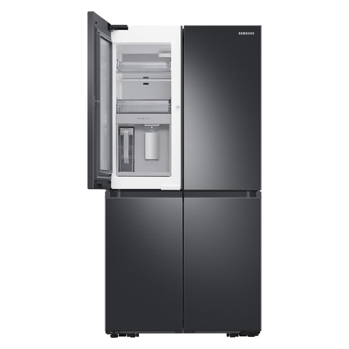 29 cu. ft. Smart 4-Door Flex(TM) Refrigerator with Beverage Center and Dual Ice Maker in Black Stainless Steel - (RF29A9671SG)