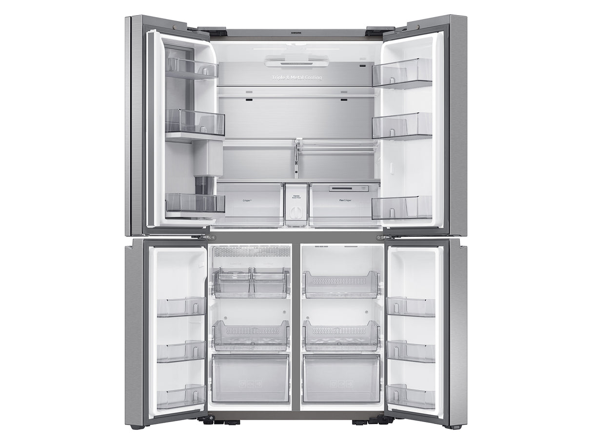 29 cu. ft. Smart 4-Door Flex(TM) Refrigerator with Beverage Center and Dual Ice Maker in Stainless Steel - (RF29A9671SR)