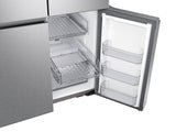 29 cu. ft. Smart 4-Door Flex(TM) Refrigerator with Beverage Center and Dual Ice Maker in Stainless Steel - (RF29A9671SR)