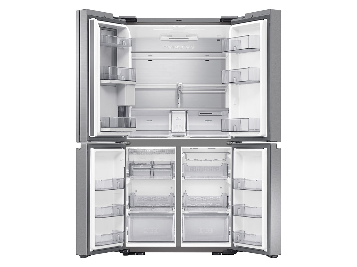 29 cu. ft. Smart 4-Door Flex(TM) Refrigerator with Family Hub(TM) and Beverage Center in Stainless Steel - (RF29A9771SR)