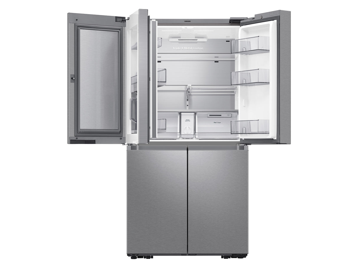 29 cu. ft. Smart 4-Door Flex(TM) Refrigerator with Family Hub(TM) and Beverage Center in Stainless Steel - (RF29A9771SR)