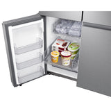 29 cu. ft. Smart 4-Door Flex(TM) Refrigerator with Family Hub(TM) and Beverage Center in Stainless Steel - (RF29A9771SR)