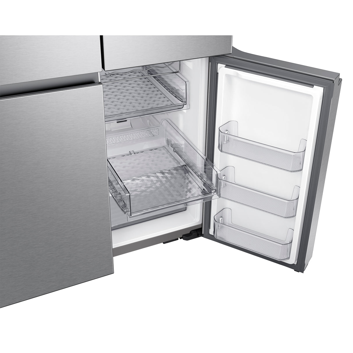 29 cu. ft. Smart 4-Door Flex(TM) Refrigerator with Family Hub(TM) and Beverage Center in Stainless Steel - (RF29A9771SR)