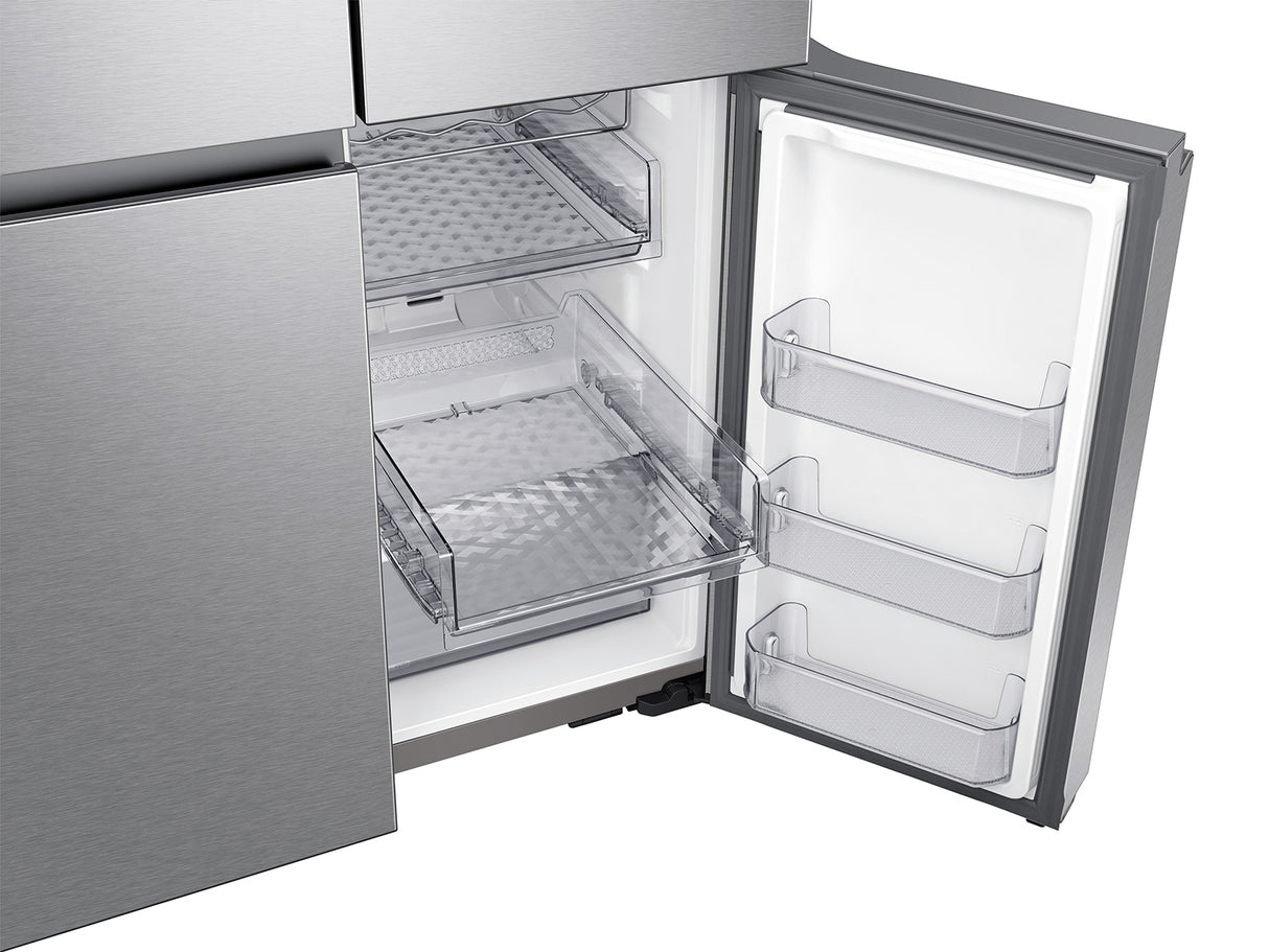 29 cu. ft. Smart 4-Door Flex(TM) Refrigerator with Family Hub(TM) and Beverage Center in Stainless Steel - (RF29A9771SR)