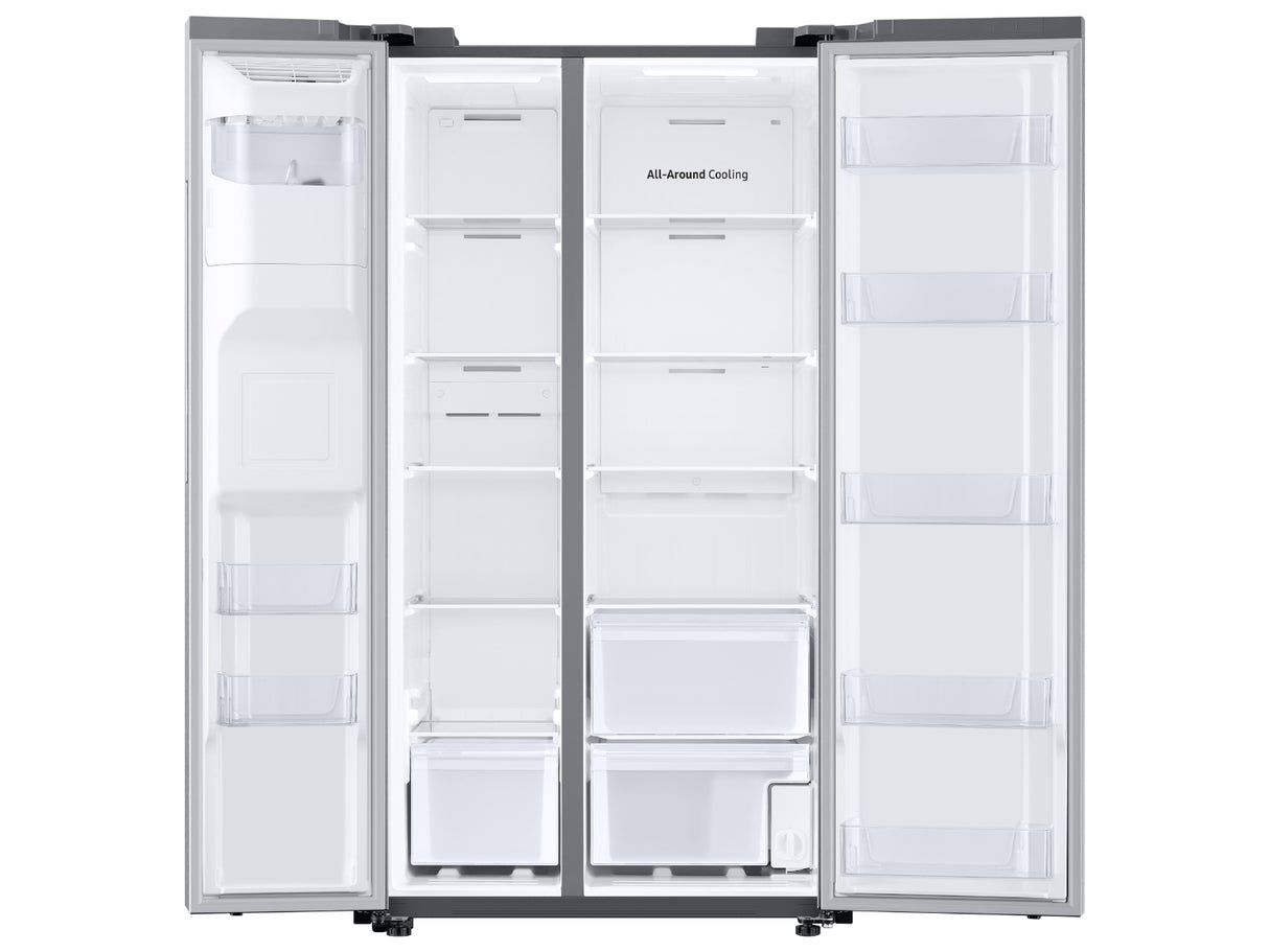 27.4 cu. ft. Smart Side-by-Side Refrigerator with Large Capacity in Stainless Steel - (RS27T5201SR)