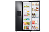 26.7 cu. ft. Large Capacity Side-by-Side Refrigerator with Touch Screen Family Hub(TM) in Black Stainless Steel - (RS27T5561SG)