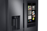 26.7 cu. ft. Large Capacity Side-by-Side Refrigerator with Touch Screen Family Hub(TM) in Black Stainless Steel - (RS27T5561SG)