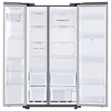 26.7 cu. ft. Large Capacity Side-by-Side Refrigerator with Touch Screen Family Hub(TM) in Stainless Steel - (RS27T5561SR)