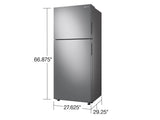 15.6 cu. ft. Top Freezer Refrigerator with All-Around Cooling in Stainless Steel - (RT16A6195SR)