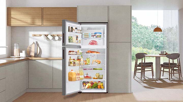 15.6 cu. ft. Top Freezer Refrigerator with All-Around Cooling in Stainless Steel - (RT16A6195SR)