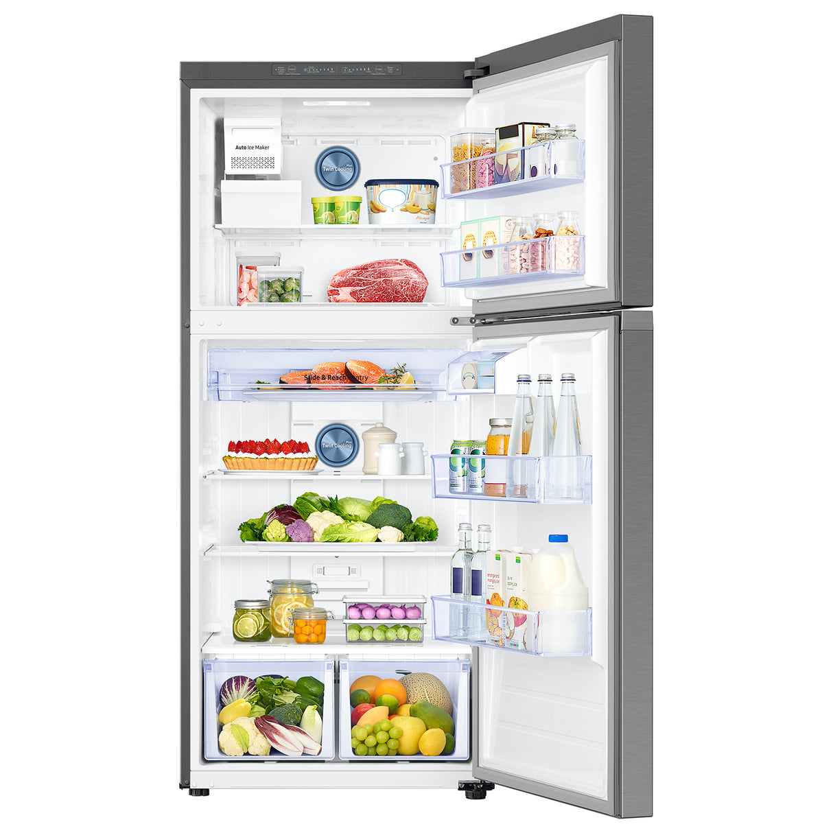 18 cu. ft. Top Freezer Refrigerator with FlexZone(TM) and Ice Maker in Stainless Steel - (RT18M6215SR)