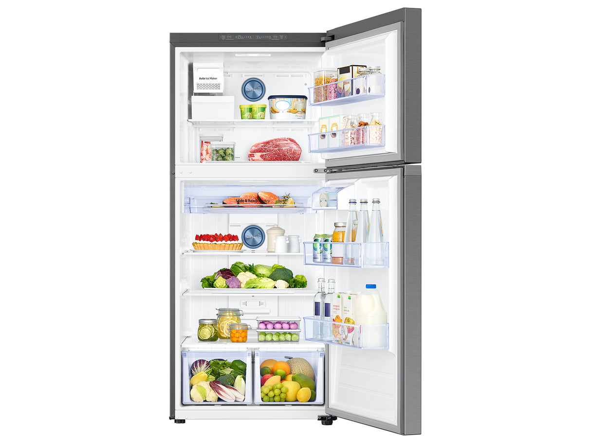 18 cu. ft. Top Freezer Refrigerator with FlexZone(TM) and Ice Maker in Stainless Steel - (RT18M6215SR)