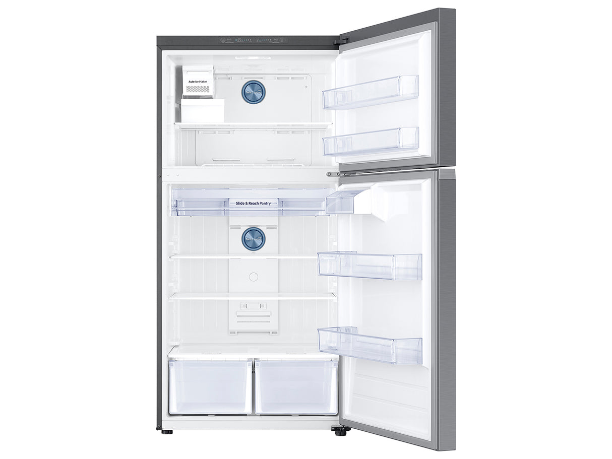 21 cu. ft. Top Freezer Refrigerator with FlexZone(TM) and Ice Maker in Stainless Steel - (RT21M6215SR)