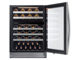 51-Bottle Capacity Wine Cooler in Stainless Steel - (RW51TS338SR)