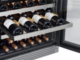 51-Bottle Capacity Wine Cooler in Stainless Steel - (RW51TS338SR)