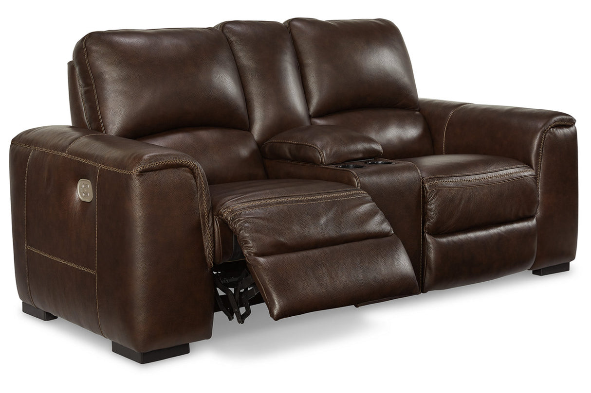 Alessandro Power Reclining Loveseat With Console - (U2550218)