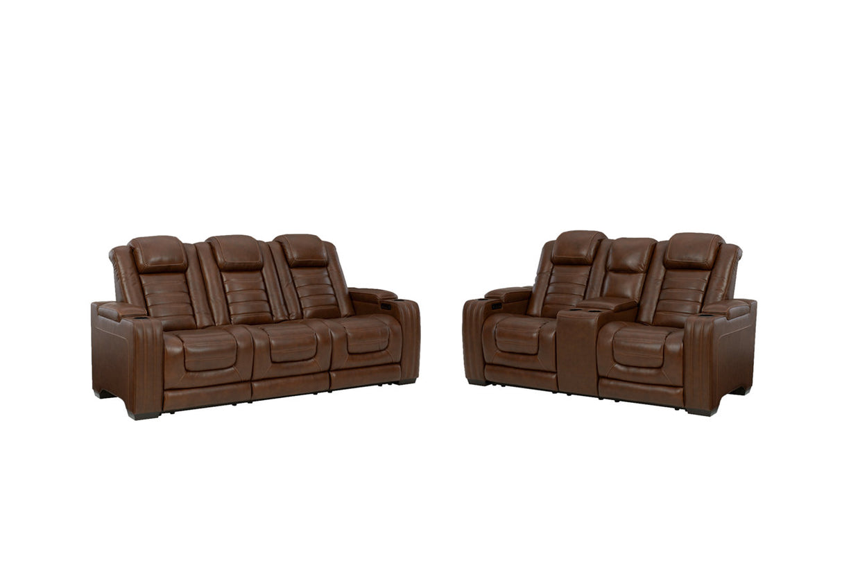 Backtrack Power Reclining Sofa and Loveseat - (U28004U1)