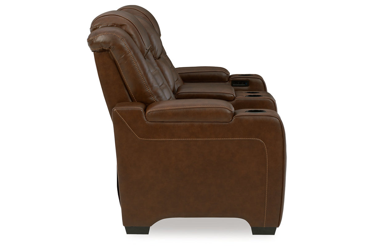 Backtrack Power Reclining Loveseat With Console - (U2800418)