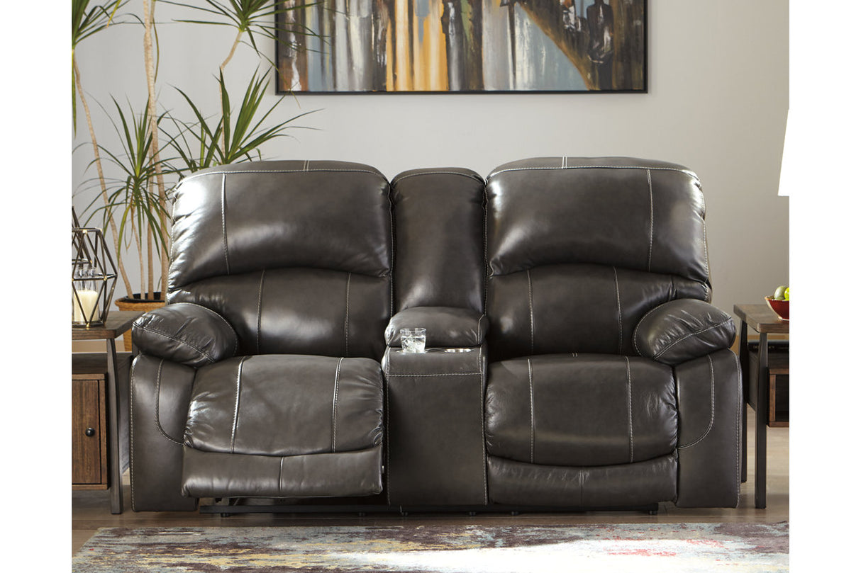 Hallstrung Power Reclining Loveseat With Console - (U5240318)