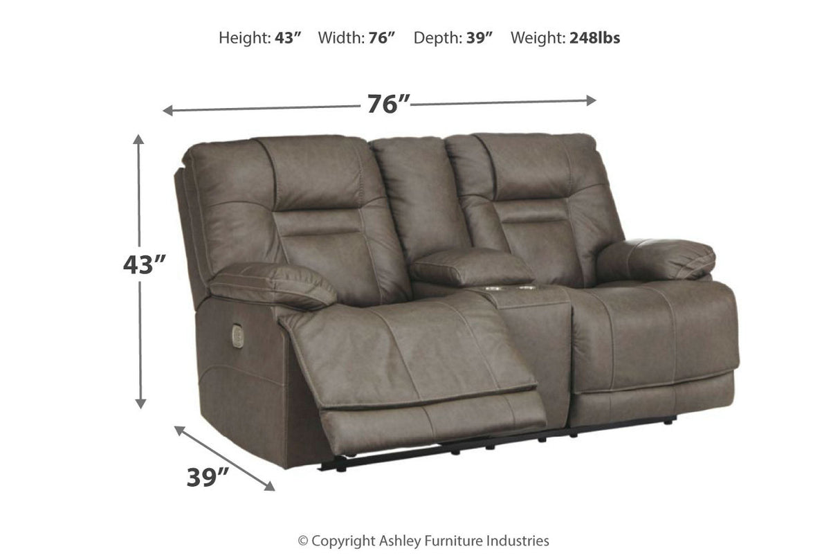 Wurstrow Power Reclining Sofa and Loveseat - (U54602U1)