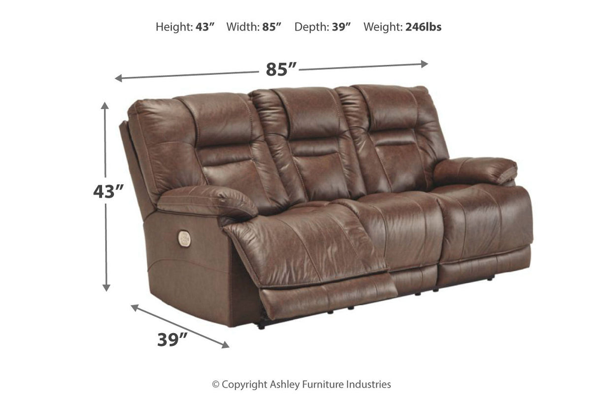 Wurstrow Power Reclining Sofa and Loveseat - (U54603U1)