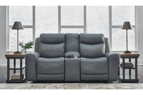 Mindanao Power Reclining Loveseat With Console - (U5950418)