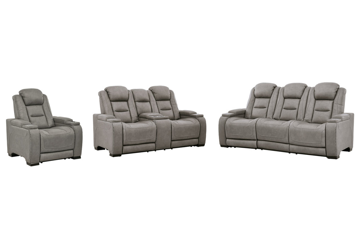 The Man-den Power Reclining Sofa and Loveseat With Power Recliner - (U85305U2)