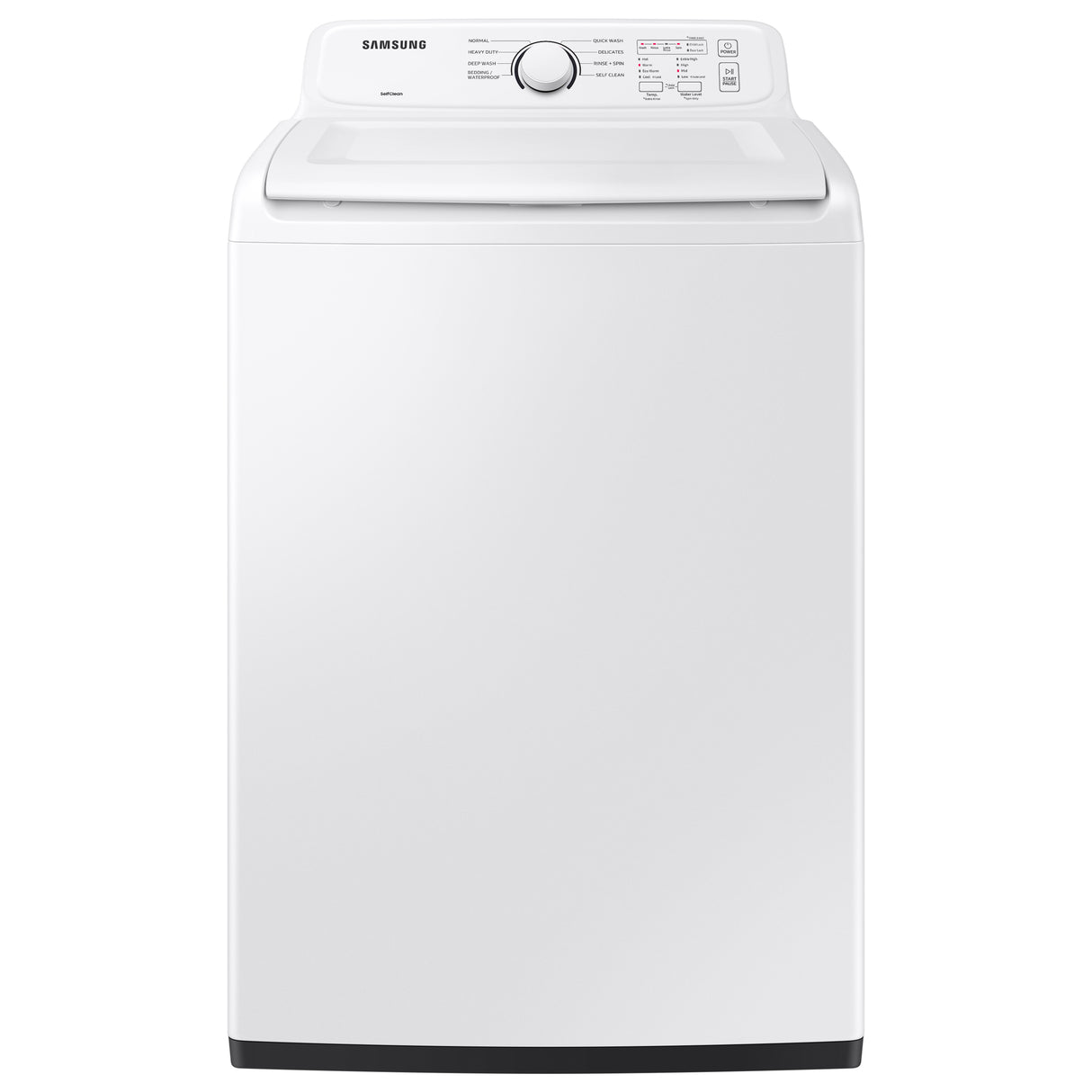 4.1 cu. ft. Capacity Top Load Washer with Soft-Close Lid and 8 Washing Cycles in White - (WA41A3000AW)