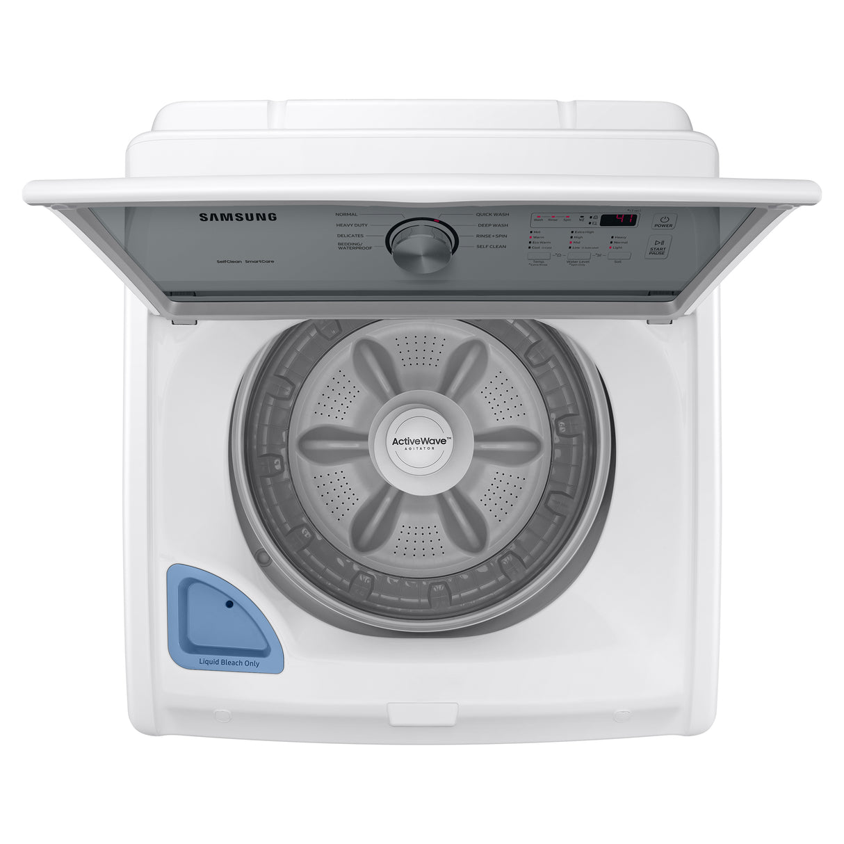 4.4 cu. ft. Top Load Washer with ActiveWave(TM) Agitator and Soft-Close Lid in White - (WA44A3205AW)