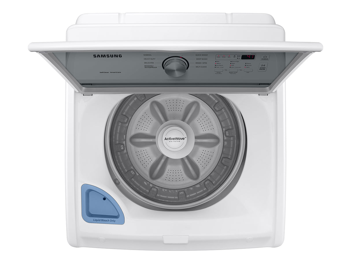 4.4 cu. ft. Top Load Washer with ActiveWave(TM) Agitator and Soft-Close Lid in White - (WA44A3205AW)