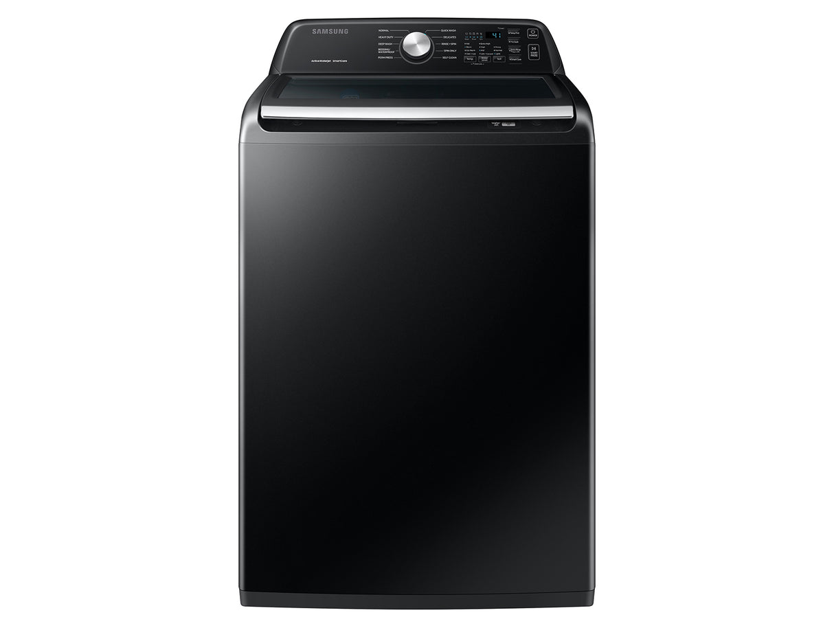 4.4 cu. ft. Top Load Washer with ActiveWave(TM) Agitator and Active WaterJet in Brushed Black - (WA44A3405AV)