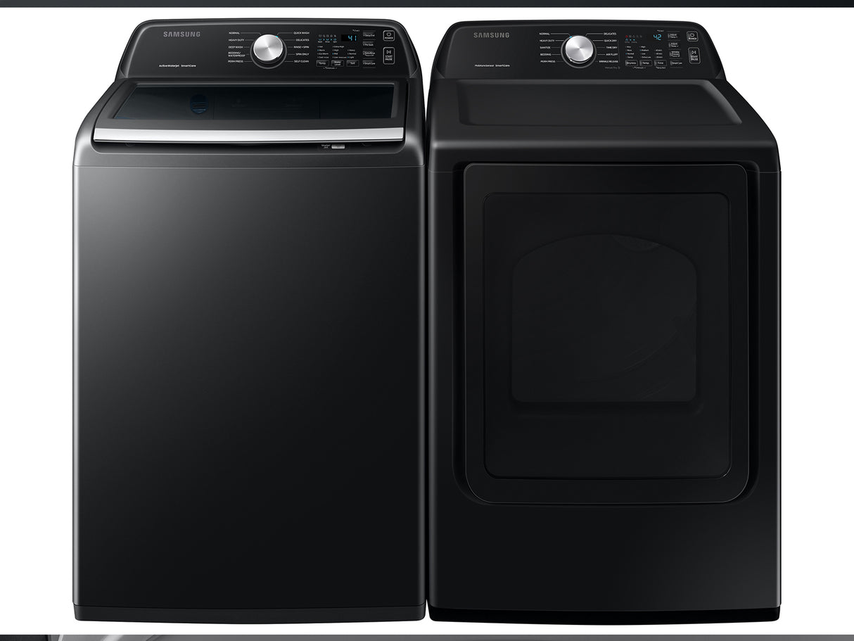 4.4 cu. ft. Top Load Washer with ActiveWave(TM) Agitator and Active WaterJet in Brushed Black - (WA44A3405AV)