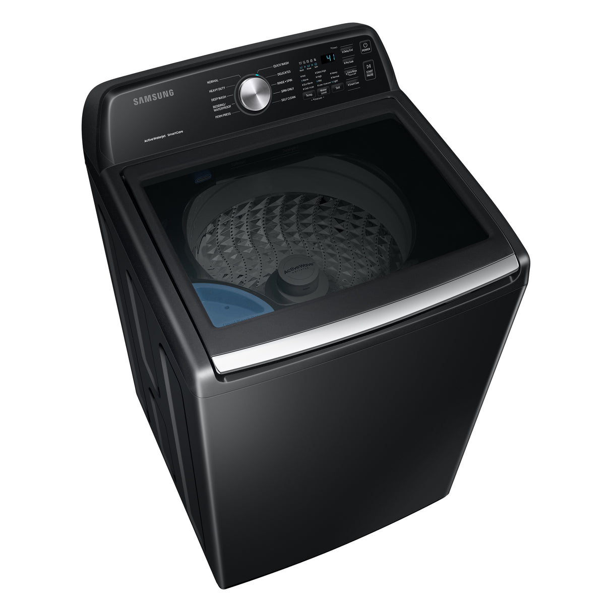 4.4 cu. ft. Top Load Washer with ActiveWave(TM) Agitator and Active WaterJet in Brushed Black - (WA44A3405AV)