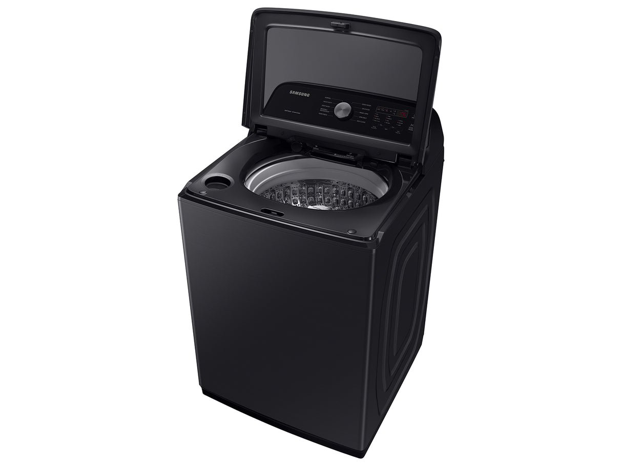 4.9 cu. ft. Large Capacity Top Load Washer with ActiveWave(TM) Agitator and Deep Fill in Brushed Black - (WA49B5105AV)