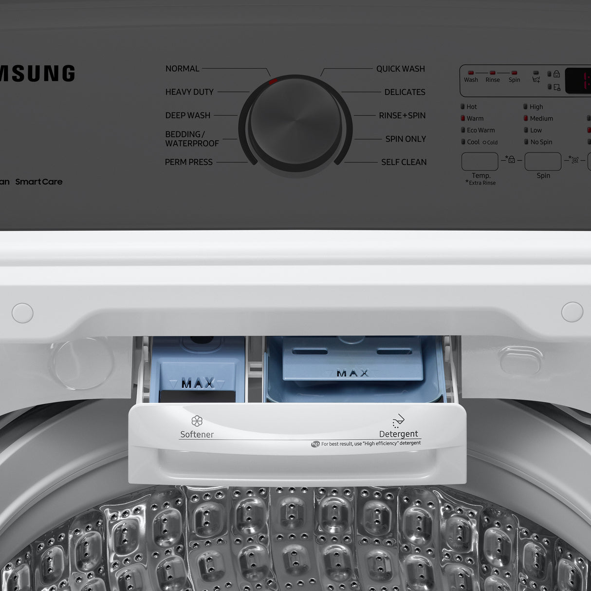 5.0 cu. ft. Large Capacity Top Load Washer with Deep Fill and EZ Access Tub in White - (WA50B5100AW)