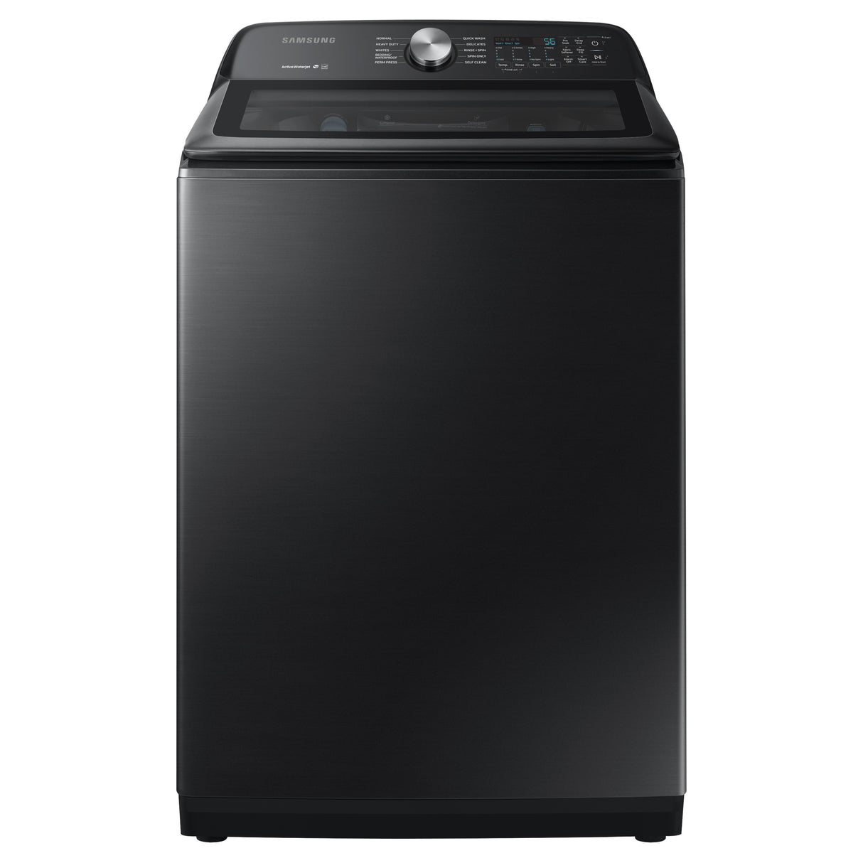 5.0 cu. ft. Capacity Top Load Washer with Active WaterJet in Brushed Black - (WA50R5200AV)