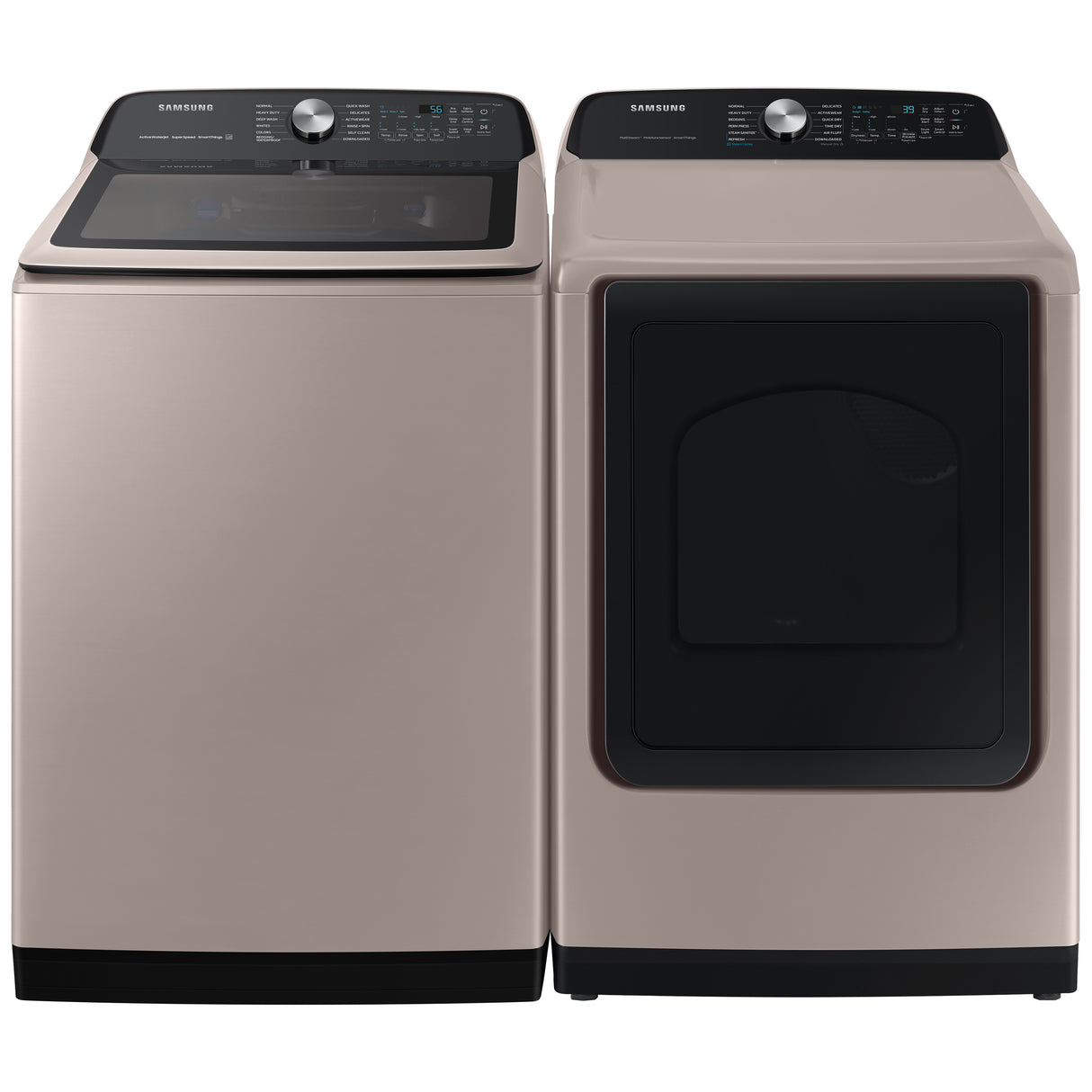 5.1 cu. ft. Smart Top Load Washer with ActiveWave(TM) Agitator and Super Speed Wash in Champagne - (WA51A5505AC)