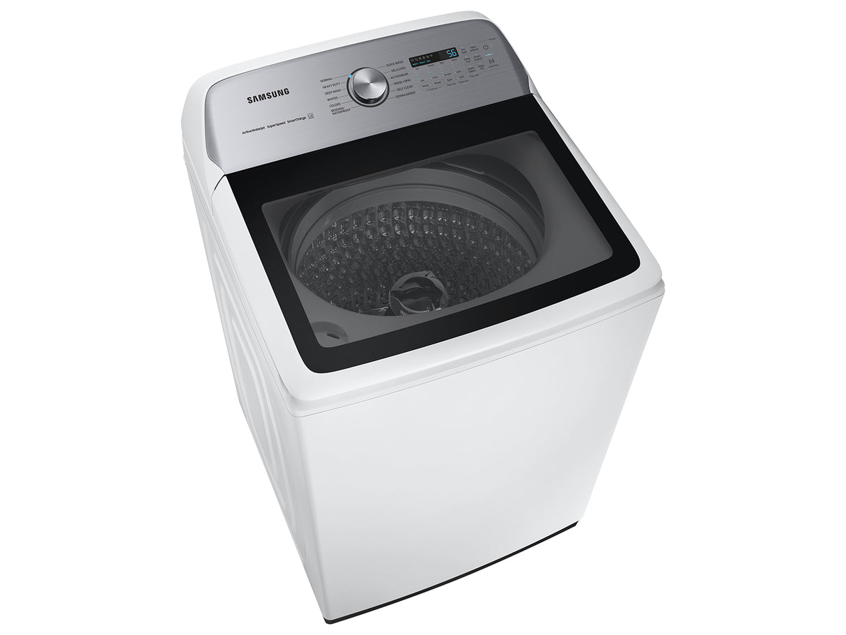 5.1 cu. ft. Smart Top Load Washer with ActiveWave(TM) Agitator and Super Speed Wash in White - (WA51A5505AW)