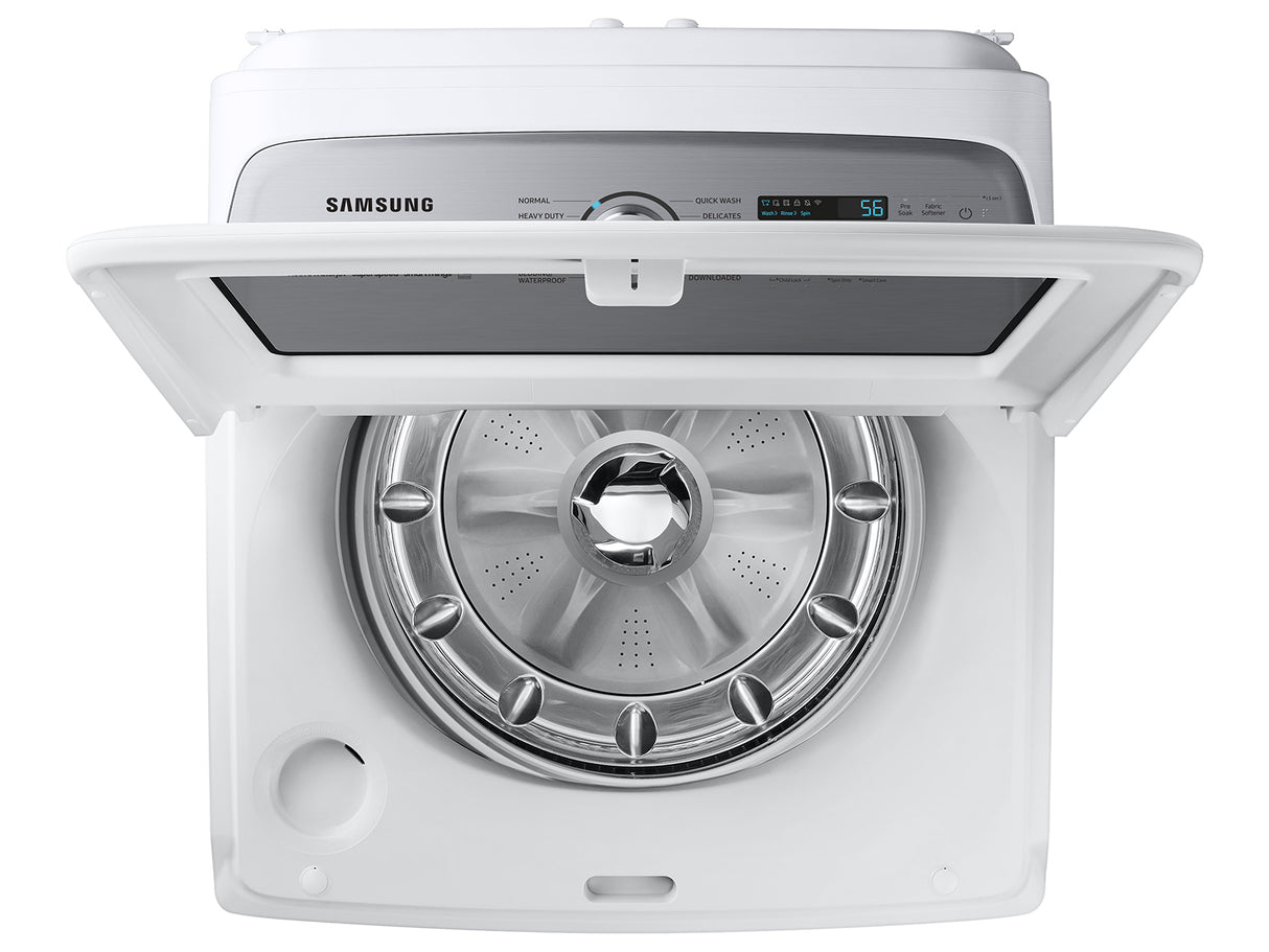 5.1 cu. ft. Smart Top Load Washer with ActiveWave(TM) Agitator and Super Speed Wash in White - (WA51A5505AW)